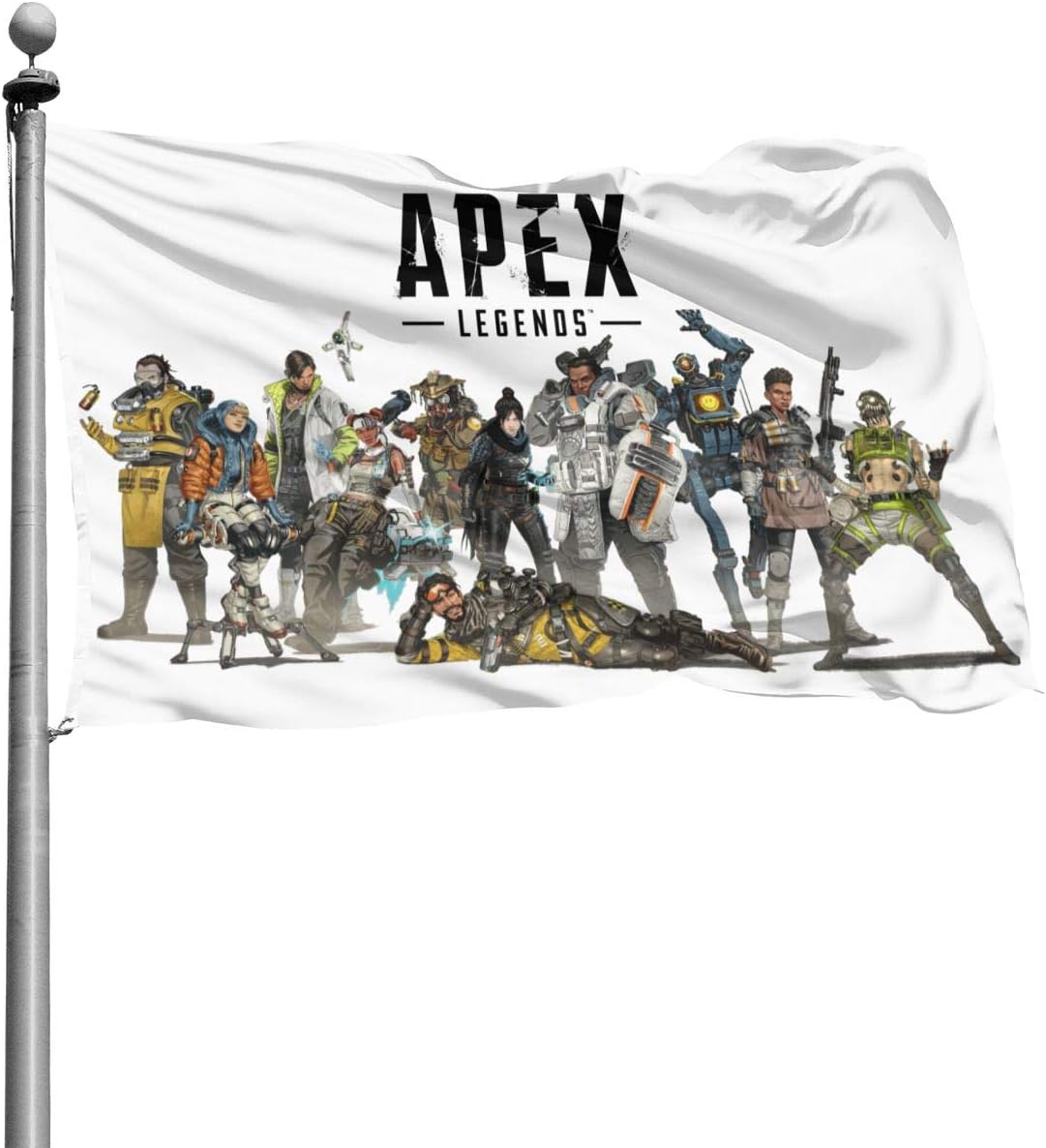 Qwtykeertyi Apex Legends Outdoor Indoor Decorative Flag 4