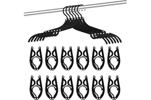 12 PCS Travel Hangers - Cruise Ship Essentials Portable Folding Clothes Hangers Travel Essentials Foldable Clothes Drying Rac