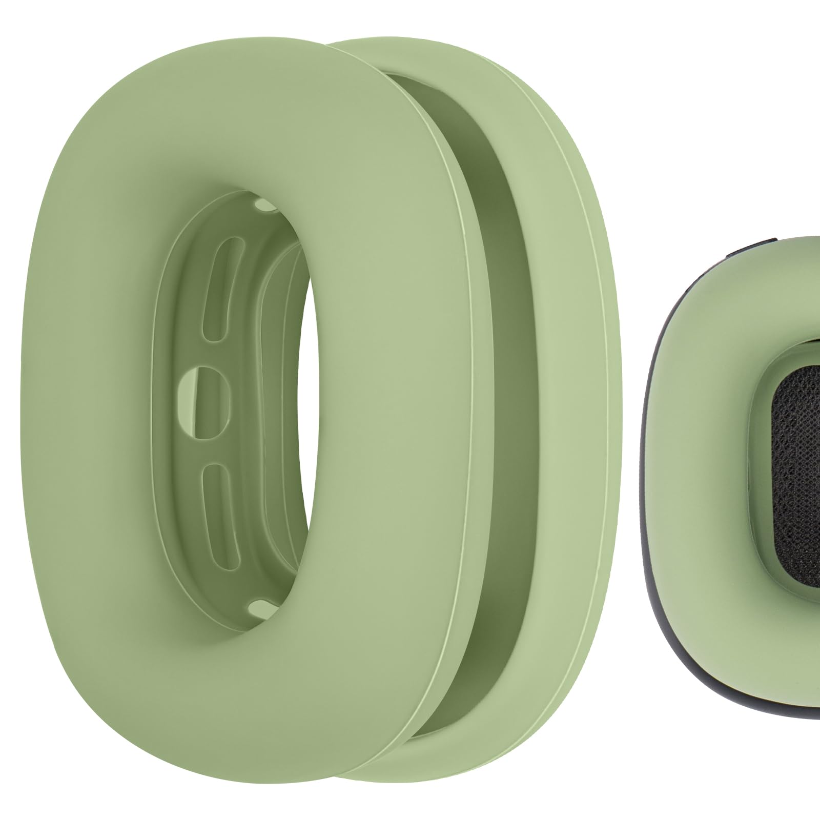 Geekria Silicone Earpad Covers Compatible With AirPods Max Headphone Covers, Easy Installation No Tool Needed (Green)