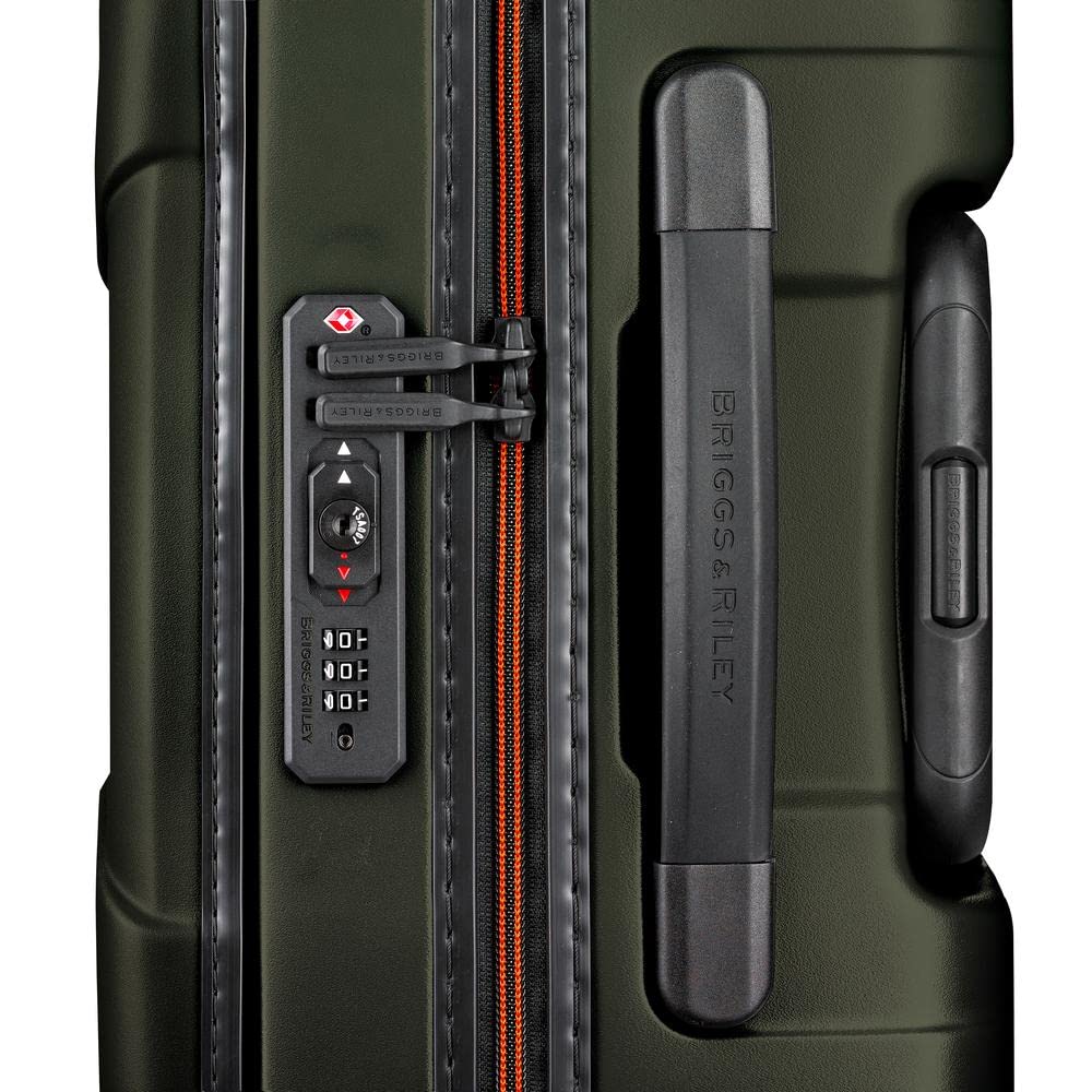 Briggs & Riley Torq 2.0 4 Wheel Lightweight Hardside Case, Green, Briggs & Riley Torq 2.0 International Carry-on Spinner, 53.5 cm, 38 L, Green (Hunter)