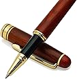 IDEAPOOL Luxury Rosewood Ballpoint Pen Writing Set - Elegant Fancy Nice Gift Pen Set for Signature Executive Business