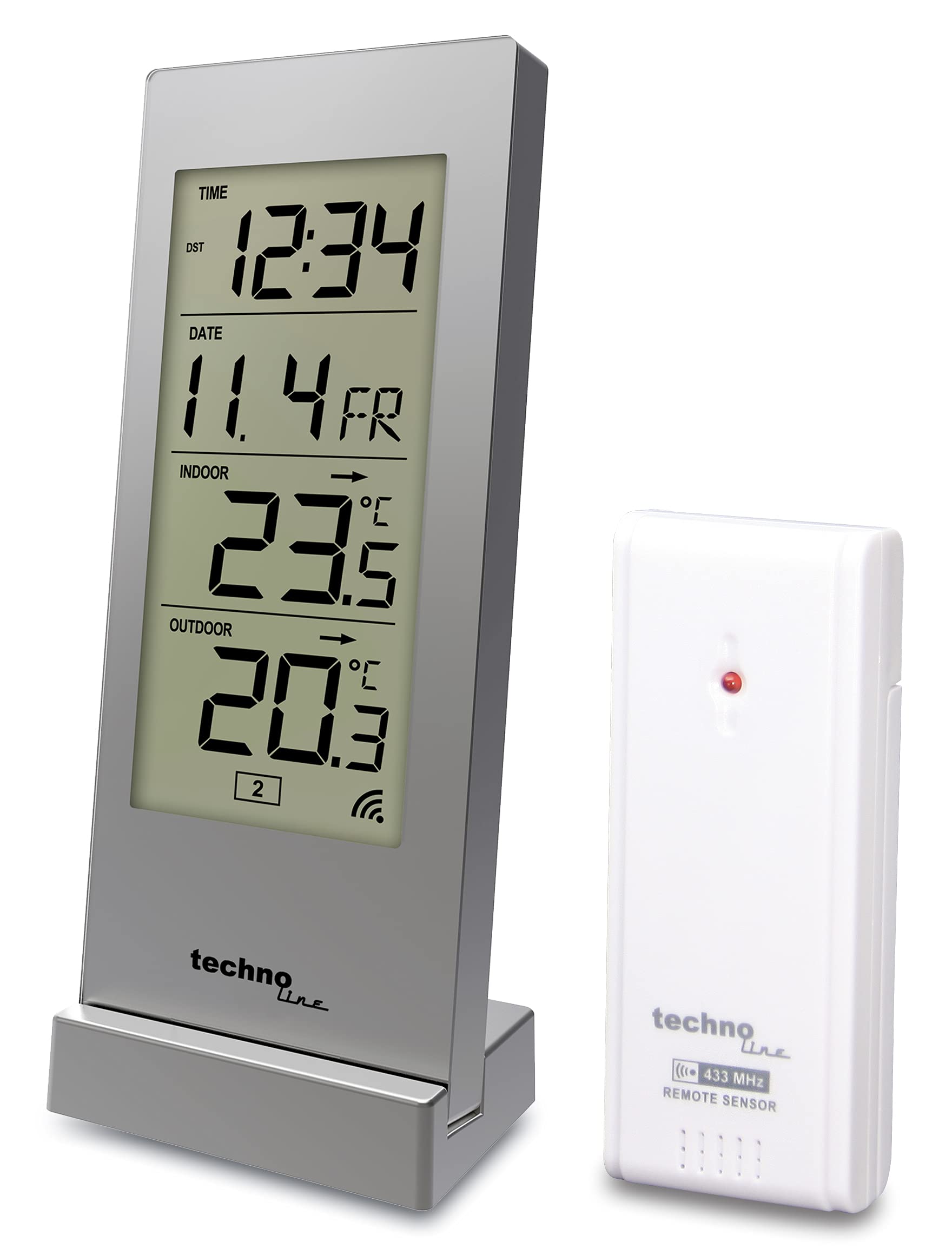 technoline WS 9767 Weather Station Silver