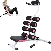 Foldable Inversion Table, Portable Back Stretching Equipment with Adjustable Lumbar Support, Mini Inversion Stool Ergonomic Lumbar Decompression Table for Adults 350lbs Capacity