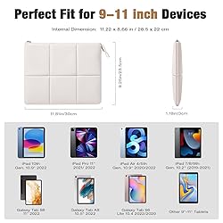 MoKo 9-11 Inch Puffy Tablet Sleeve Bag Fit with New