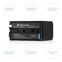 Powerextra 2 Pack Replacement NP-F970 Battery