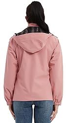 MOERDENG Women's Waterproof Rain Jacket Lightweight