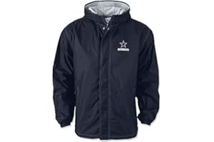 Dunbrooke Apparel NFL Dallas Cowboys Legacy Nylon Hooded Jacket, X-Large, Navy