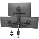 BONTEC Triple Monitor Desk Mount for One 32 Inch
