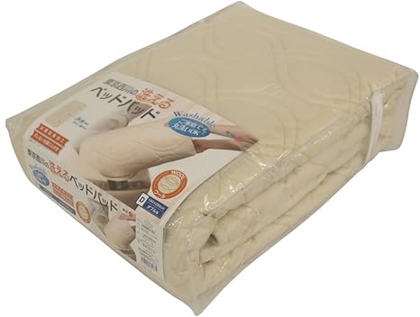Amazon Co Jp 東京 西川 ベッドパッド クイーン 洗える ウール100 抗菌防臭 四隅ゴム付き 寝心地アップ ベージュ Cnibe ホーム キッチン