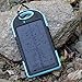 Solar Charger, Powercam, 10,000 mAh, Waterproof, Drop Resistant, Shockproof, for iPhones, iPads, Android, Samsung Phones, GPS Devices and Cameras (Black)