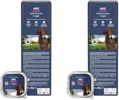 by Amazon Dog Food Paté with Game 300g 20 Pack