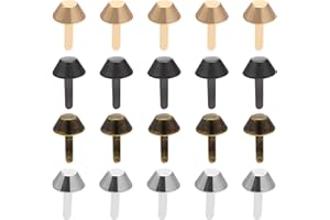 Micro Traders Lot de 160 clous ronds en métal pour sac à main - 4 couleurs assorties