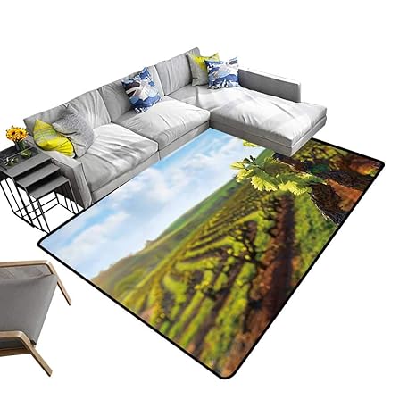 Amazon Com Abstract Design Area Rug Barossa Valley Vineyar