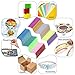 COCODE 12 Colors 60Pcs Hot Glue Gun Sticks 7mm by 10cm Hot Melt Glue Sticks Mini Glitter for DIY Art Craft Woodworking