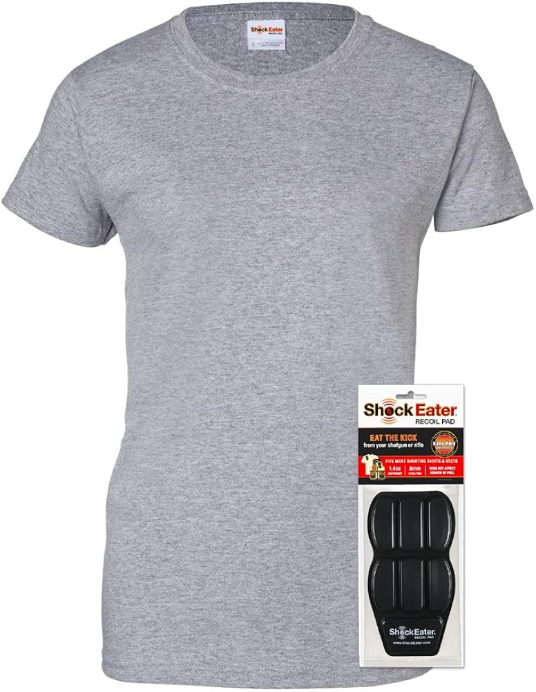 ShockEater Women's Recoil Shooting Shirt with Recoil Pad