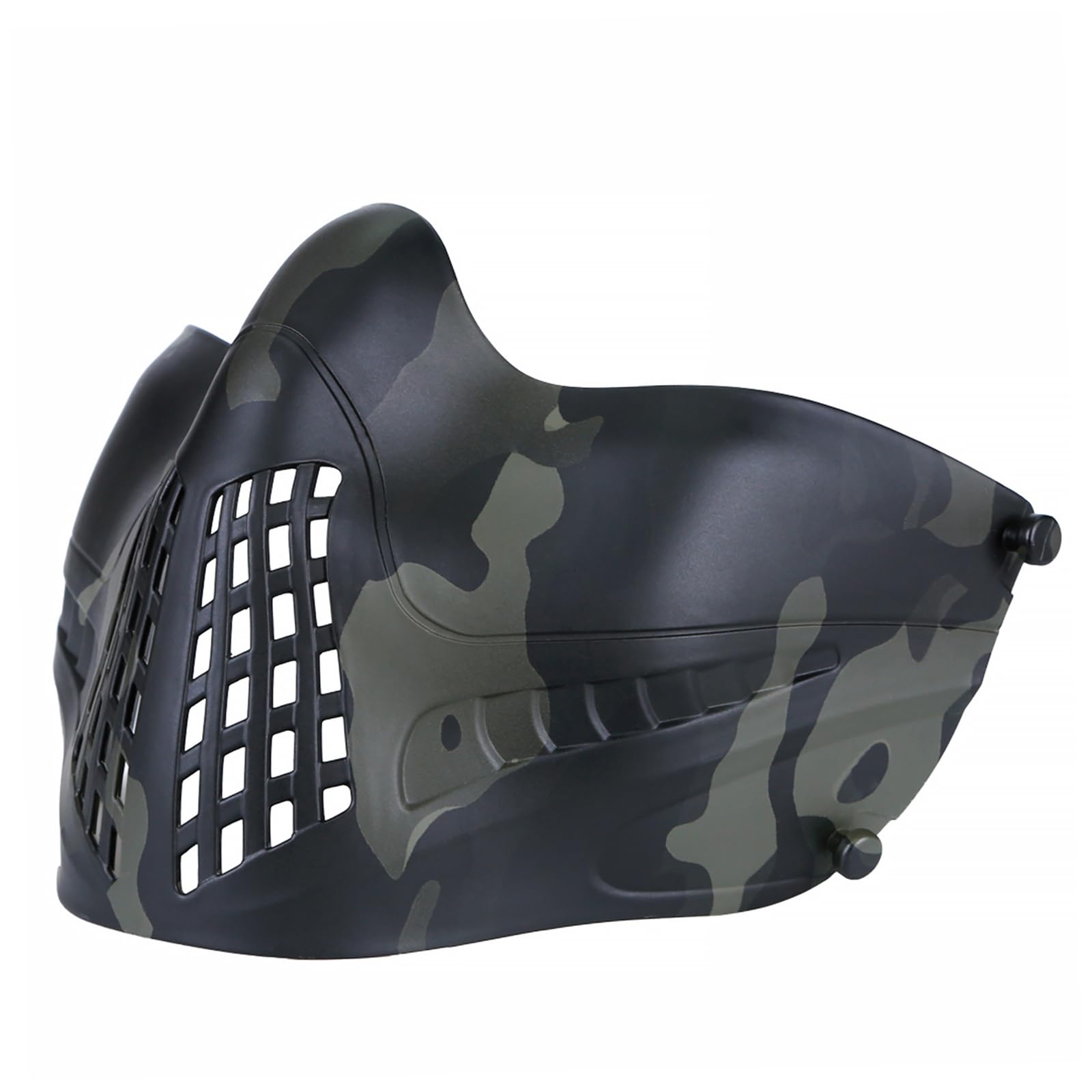 Qavctw Airsoft Mask Half Face Mask Paintball Mask for Tactical Face Protection for Airsoft Outdoor Activities Tactical Face Mask for Men