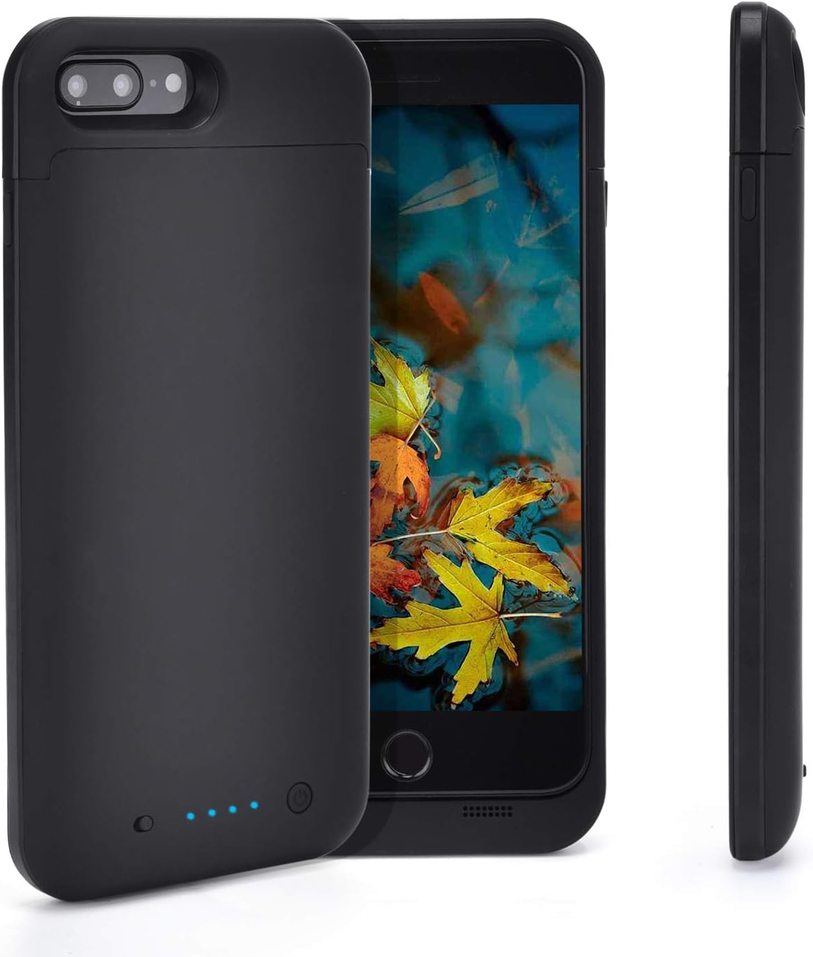 iPhone 8 Plus/7 Plus Battery Case, KULOCO 7000mAh Extended 8 Plus Battery Portable Charger for iPhone 7 Plus,8 Plus (5.5 Inch) Power Juice Charging Case Pack-Black