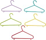 DIVCHI 20 Pack Kids Hangers Plastic Tubular Non Slip Multicolour view 7