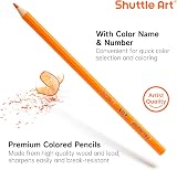 Shuttle Art 504 Pack Colouring Pencils 42 Pre-Sharpened School Set view 4