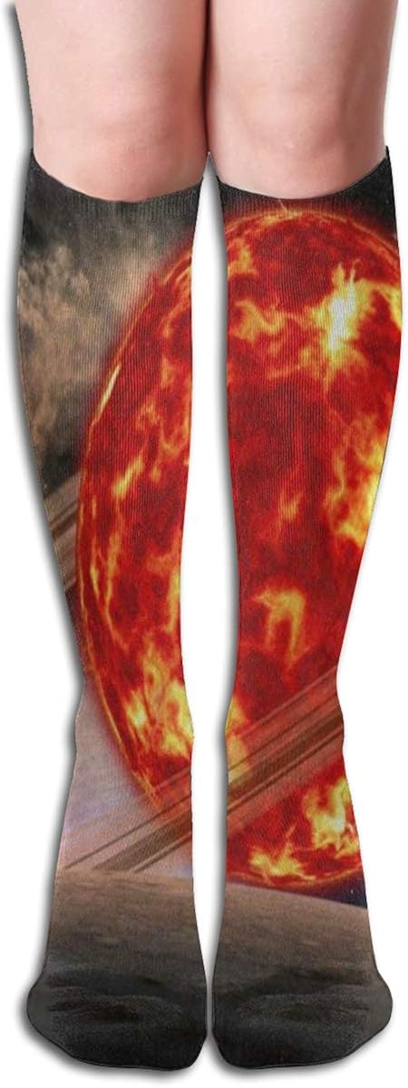 Women Knee High Cotton Boot Socks 
