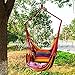 Eubell Hanging Rope Hammock Chair Swing Seat, Hammock Net Chair Porch Chair for Yard, Bedroom, Patio, Porch, Indoor, Outdoor