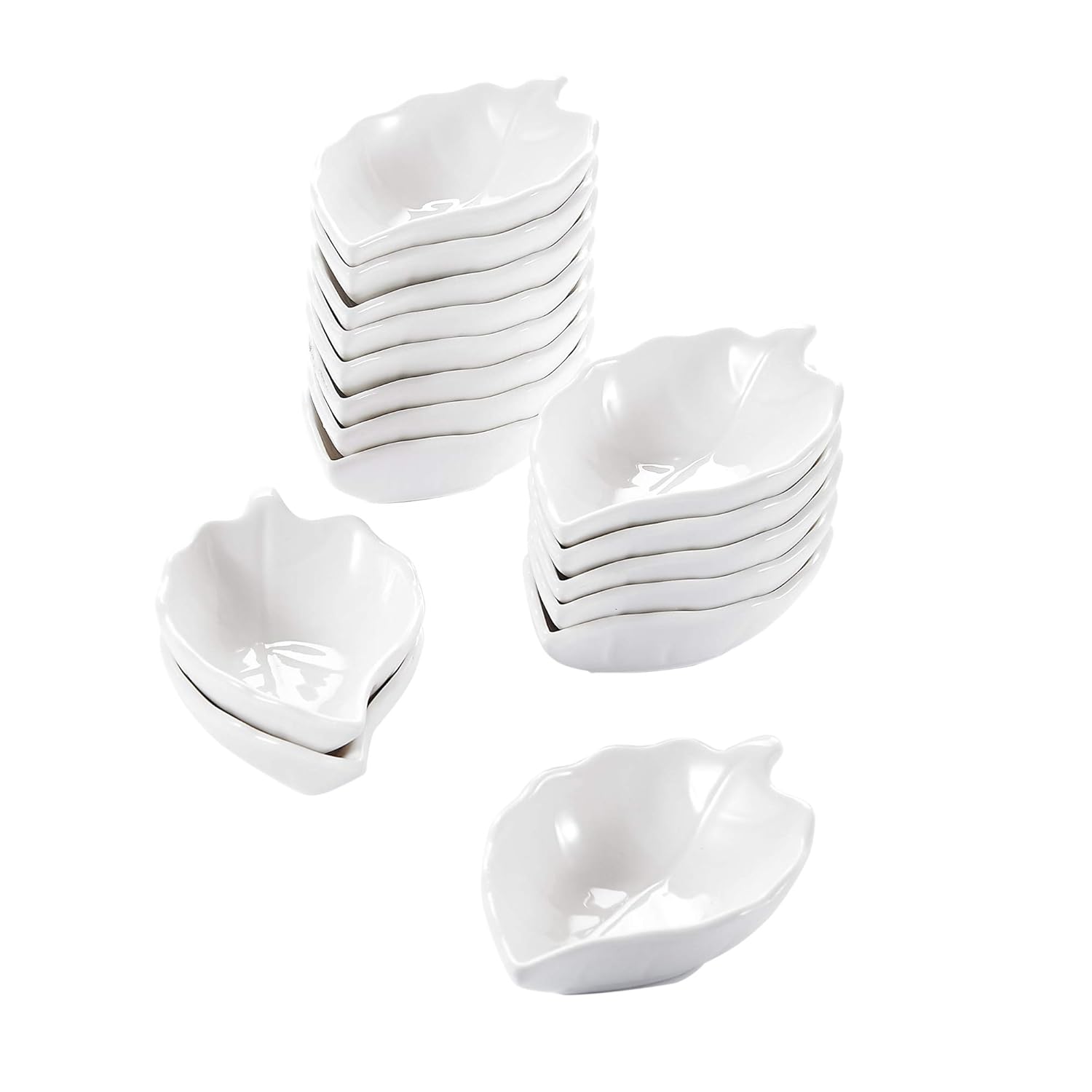 Ramekins Ivory White Porcelain China Ceramic Cream White Dishes 12