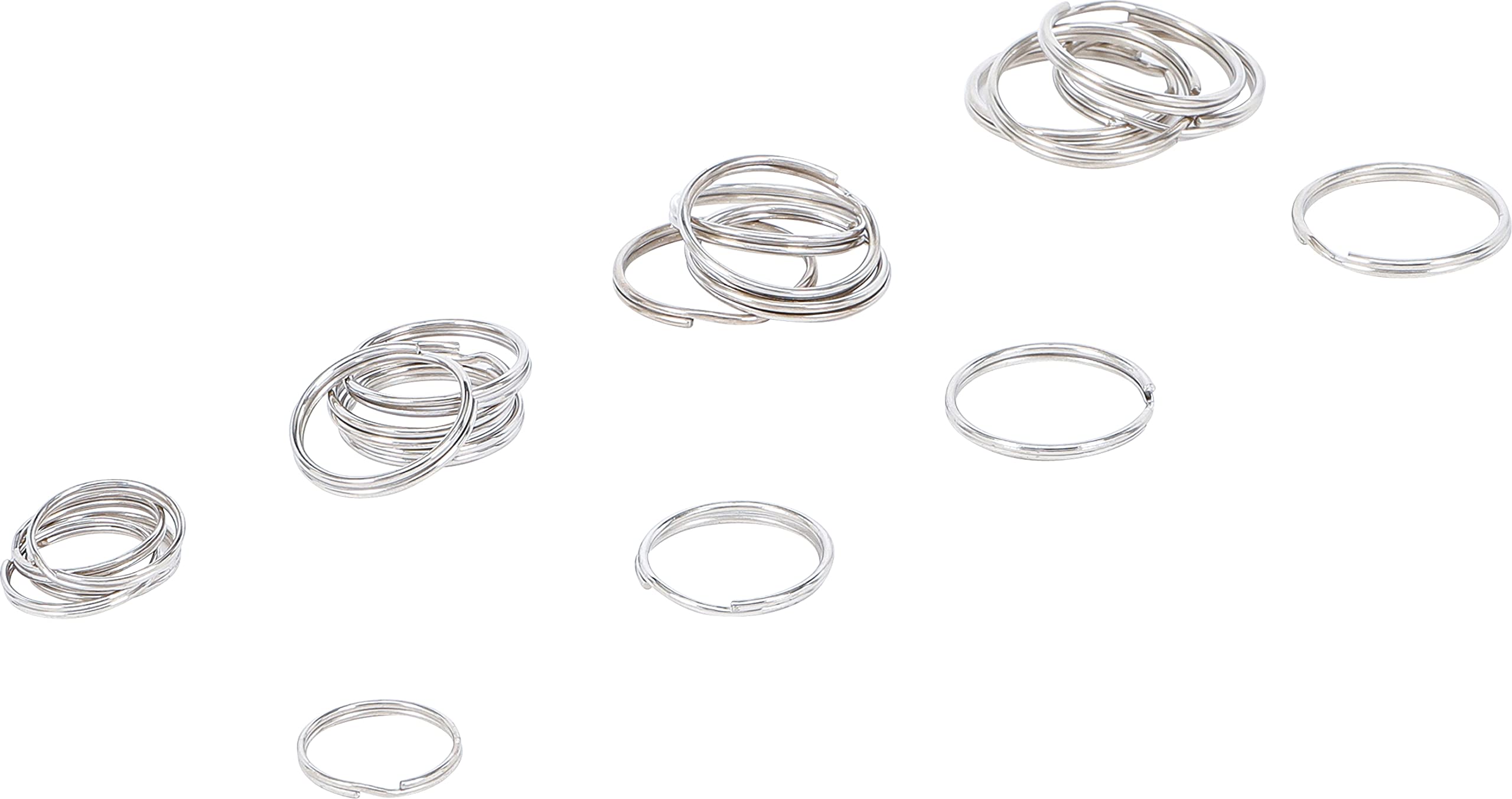 BGS Diy 88127 | Key Ring Assortment | 20 pcs.