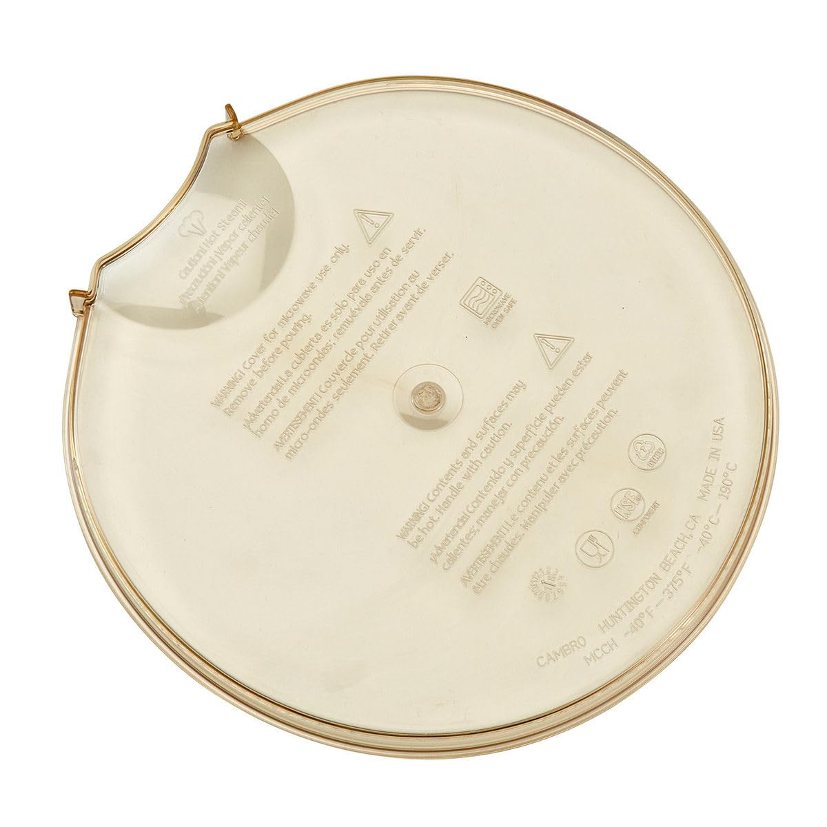 Cambro High Heat Measuring Jug Universal Lid