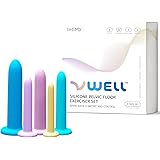 Silicone Pelvic Floor Muscle Dilator Exerciser Trainer Set by VWELL (Complete 5 Kit System)