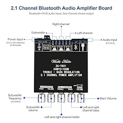Bluetooth Audio Amplifier Board, ZK-TB21 2.1CH 50W