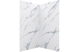 Miseno MSW784242 ReadySet 42" X 42" X 78" Two Panel Corner Shower Wall Kit - Carrara White