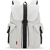 mixi Travel Laptop Backpack for Women & Men Carry On Backpack fits 16'' Laptop, Waterproof Lightweight Casual Hiking Weekender Bags Rucksack,17 Inch, Interstellar White | Carry On Backpack, fits 16'' Laptop, Waterproof, Lightweight, Casual, Hiking