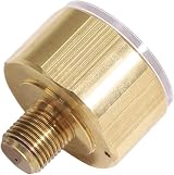 worien 2X 28mm Dial Air Pressure Gauge Manometer 350Bar 1/8 BSPP Thread PCP view 2