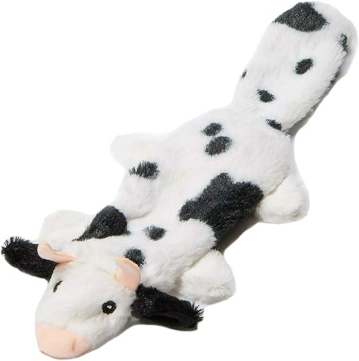 black and white cow dog