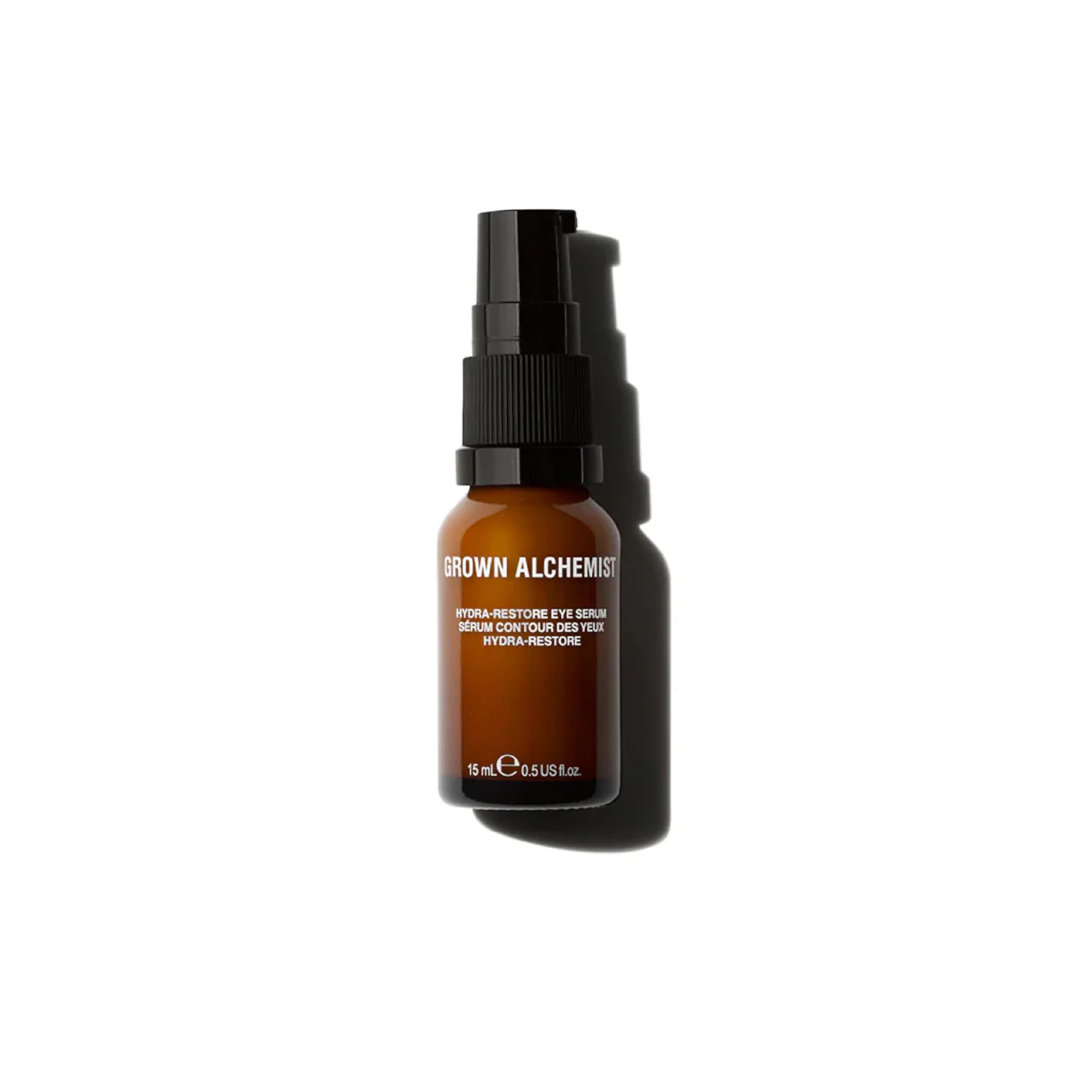 Grown Alchemist Hydra-Restore Under Eye Serum for Dark Circles - Hyaluronic Eye Brightener, Fine Lines and Wrinkles Treatment - Lightening, Lifting and Puffiness Reducer - Vegan Beauty Products 15 ml