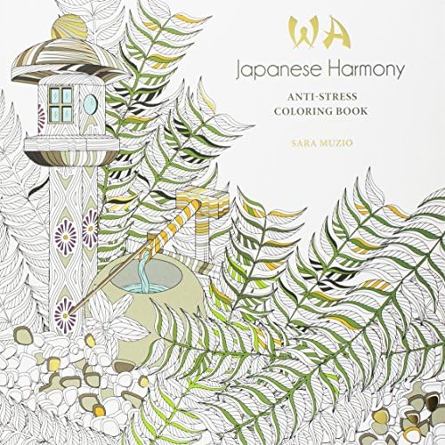 Wa: the Japanese Concept of Harmony: Anti-Stress Colouring Book