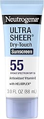 Neutrogena Ultra Sheer Dry-Touch Sunscreen For Face & Body, SPF 55 Broad Spectrum UVA/UVB Protection, Lightweight Water Resis