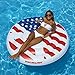 Swimline Inflatable Americana Peace Sign Island Pool Raft