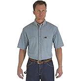 Wrangler Men's Chambray Work Shirt