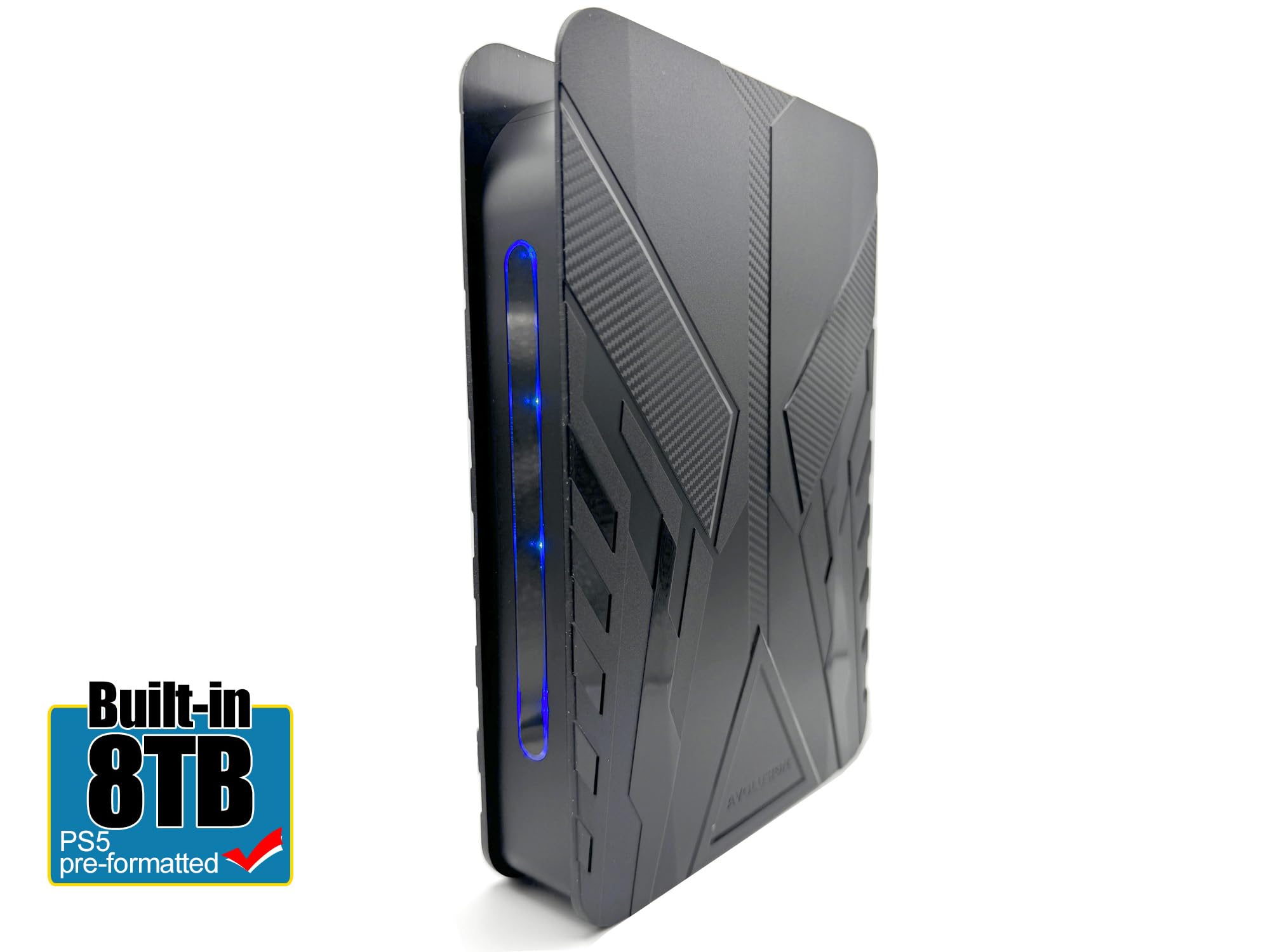 Avolusion PRO-T8 Series 8TB USB 3.0 External Gaming Hard Drive for PS5 Game Console (Black) (Renewed)