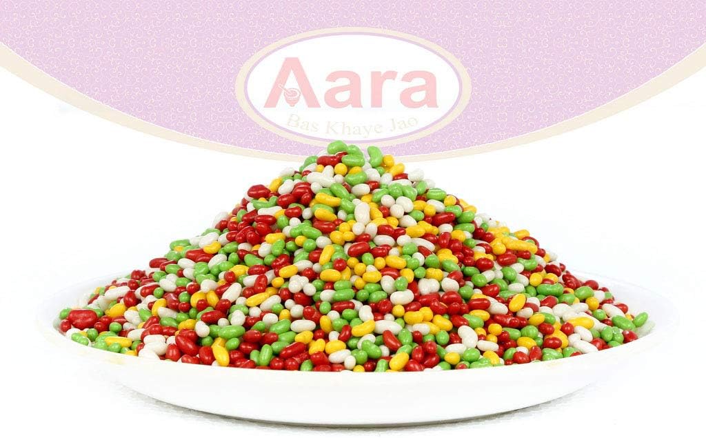 Aara Fennel Sugar Coated CandyMukhwas (After Meal Digestive Treat) Indian Candy Mouth Freshner (14 oz (400 gm))
