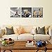 Kreative Arts - 3 Panel Paris Effiel Tower Canvas Painting Picture City Building London Bridge Big Ben Landscape Wall Art Modern Printing Ready to Hang (16x16inchx3pcs)
