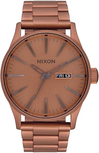 Reloj Nixon Sentry SS Matte Copper Marron Unisex