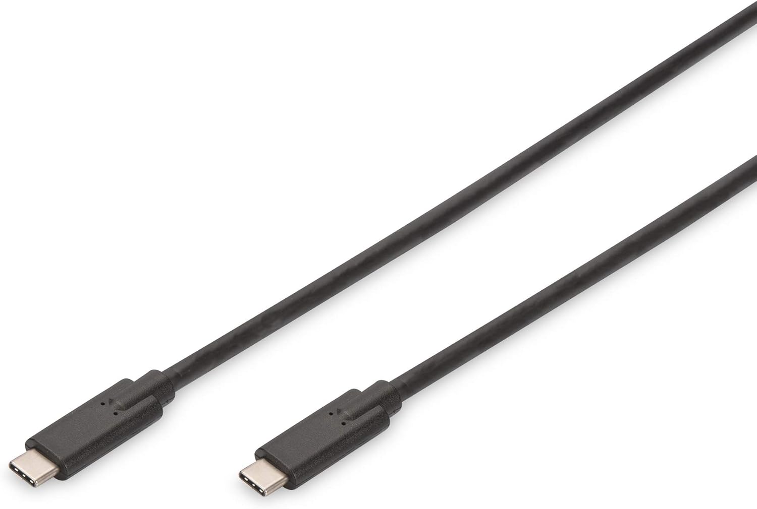 DIGITUS USB-C cable, 1 m, USB 3.2 Gen2, 10 Gbps, Type-C to Type-C, 100W power delivery, for smartphones notebooks, tablets