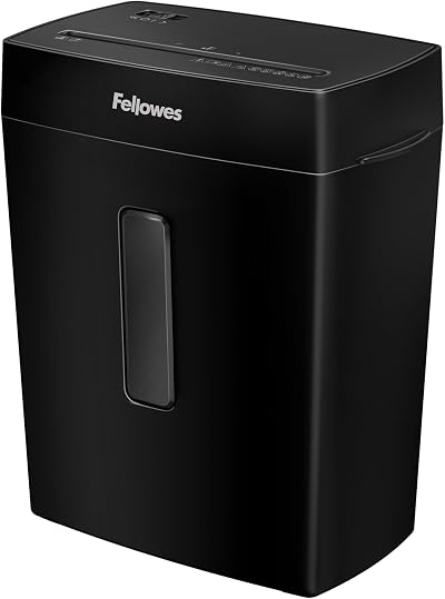 Fellowes Powershred FS-8C 8 Sheet Cross Cut Shredder 15 L Bin P4 Black
