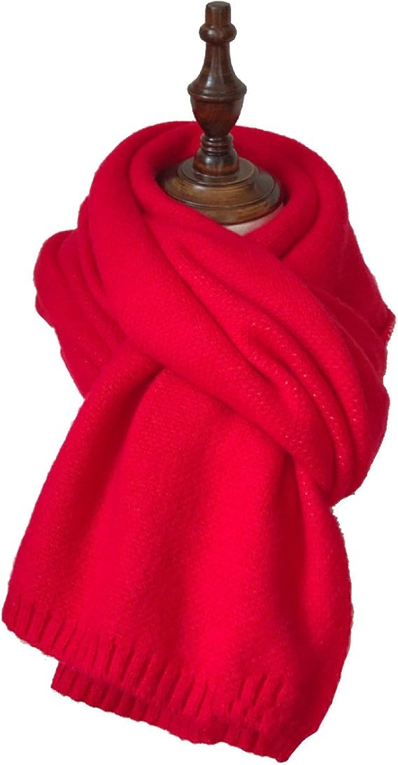 Ladies Fall And Winter Vibrant Fashion Shawl Long Scarves,RedOneSize