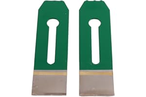 Planers Woodworking Premium Steel High Hardness Hand Planer Blades for Woodworking Crafts 2 Pack Durable Wood Planes Blades 5