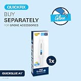 GROHE Start QuickFix Towel Ring Stainless Steel Look 200 mm 41174DC0 view 3