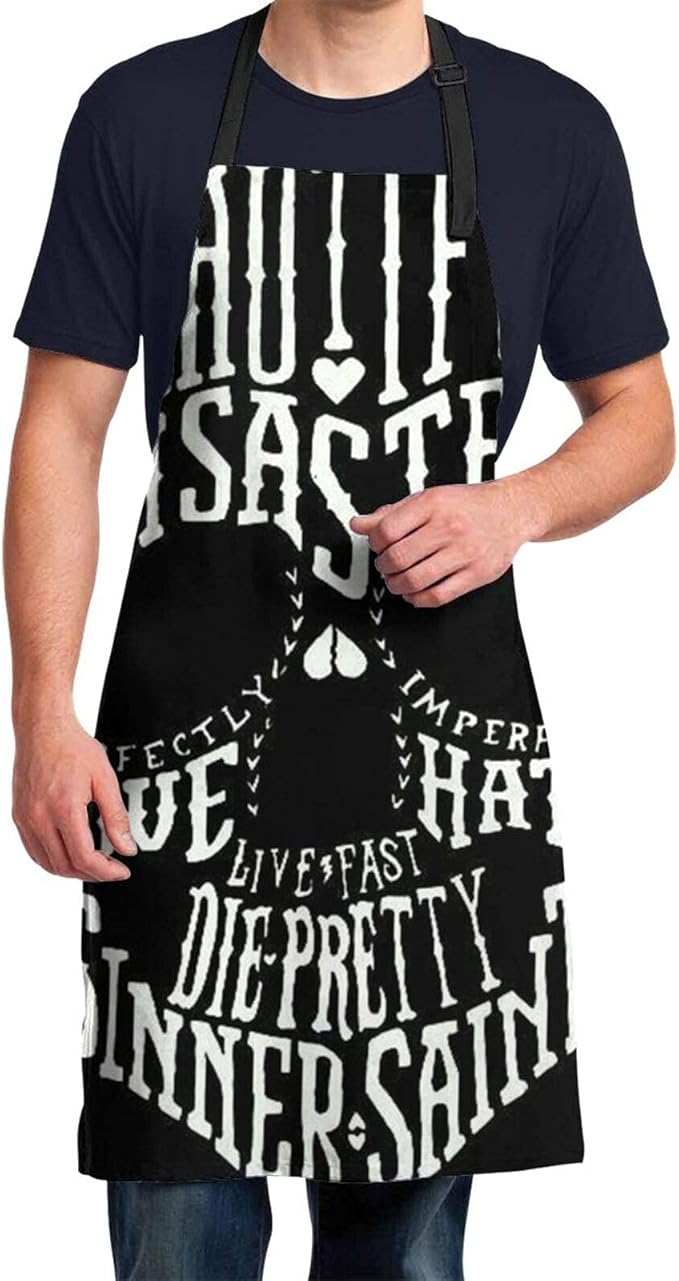 My Beautiful Husband Durable Adjustable Bib Aprons, Waterproof Apron