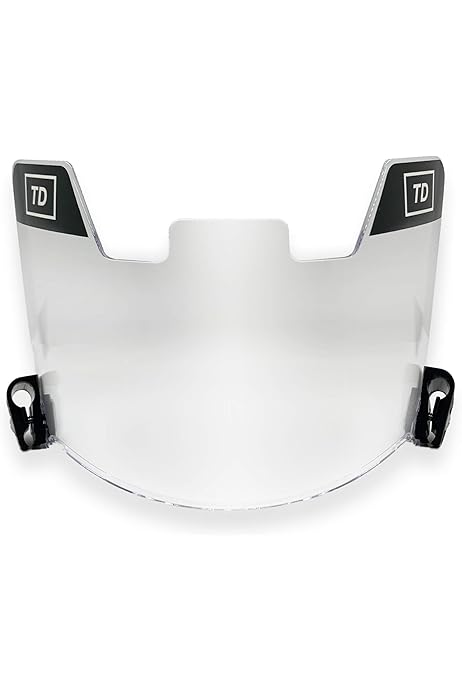 Shoc Visor Clear Football Visor Universal Fit For Schutt F7